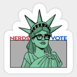 NerdsVote Liberty Light Sticker